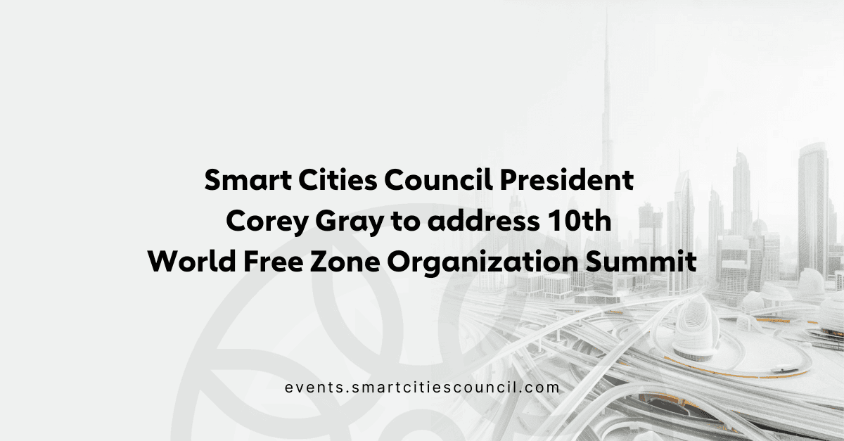 SCC President Corey Gray to address 10th World Free Zone Organization Summit